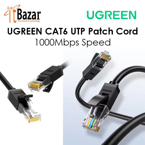 UGREEN CAT6 UTP Patch Cord 1000Mbps Speed