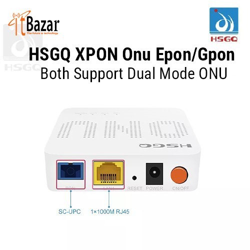 HSGQ XPON Onu Epon/Gpon Both Support Dual Mode ONU