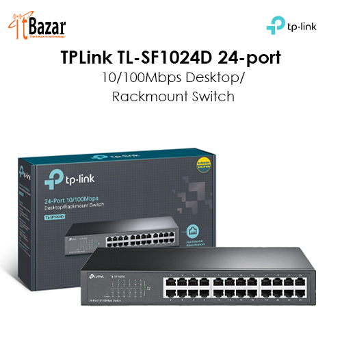 TPLink TL-SF1024D 24-port 10/100Mbps Desktop/Rackmount Switch
