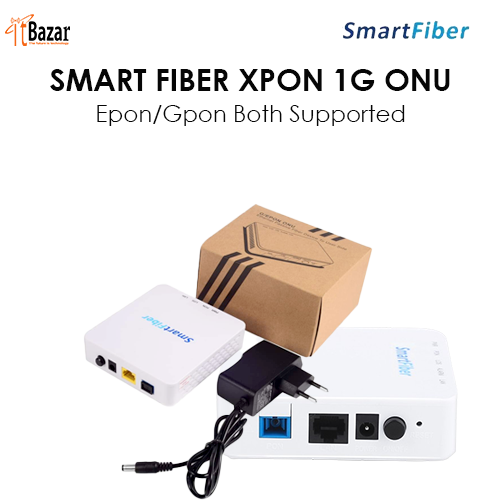 SMARTFIBER XPON ONU ,EPON GPON BOTH SUPPORT