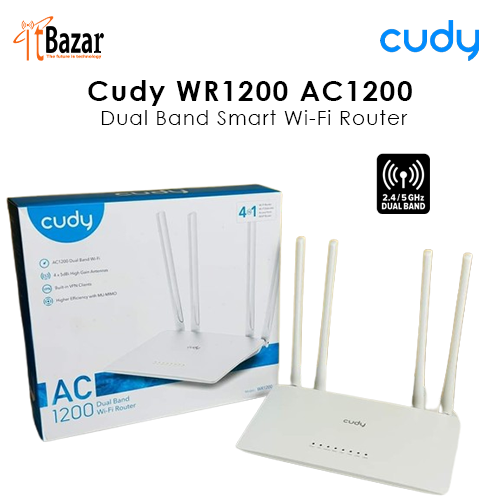 Cudy WR1200 AC1200 Dual Band WiFi Router