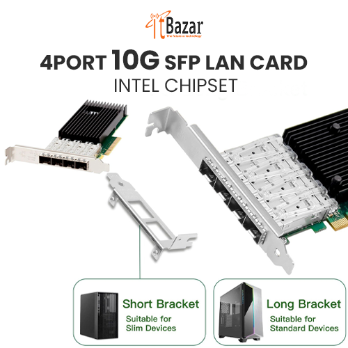 4PORT 10G SFP LAN CARD INTEL CHIPSET