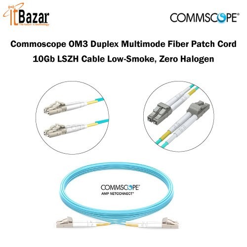 OM3 Duplex Multimode Fiber Patch Cord 10Gb Cable