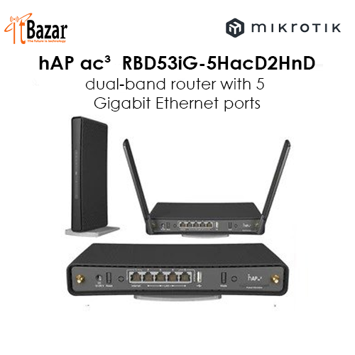 Mikrotik hAP ac³  RBD53iG-5HacD2HnD Dual Band Router