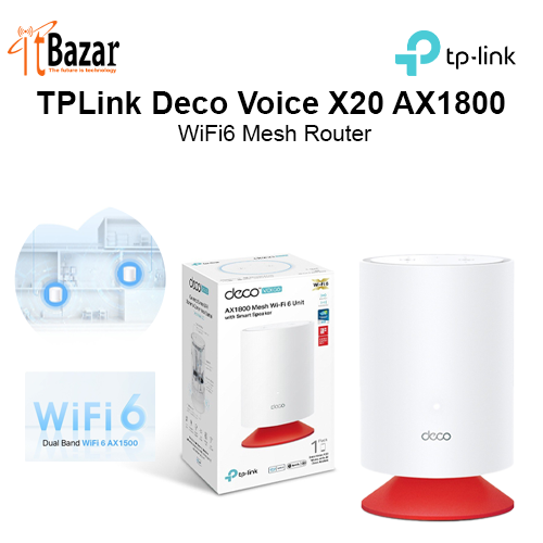TPLink Deco X20 AX1800 WiFi6 Mesh Router