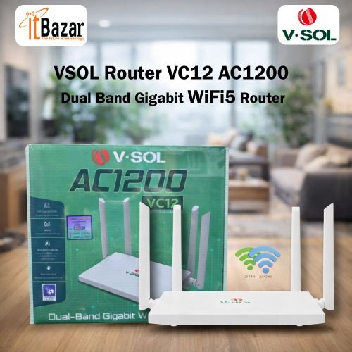 VSOL AC1200 VC12 Dual Band Gigabit WiFi Router