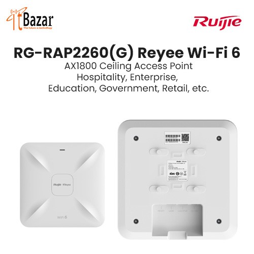 Ruijie RG-RAP2260G WiFi6 AX1800 Ceiling Access Point