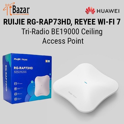 Ruijie RG-RAP73HD, Reyee WiFi 7 Tri-Radio BE19000 Ceiling Access Point