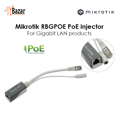 Mikrotik RBGPOE PoE Injector Gigabit