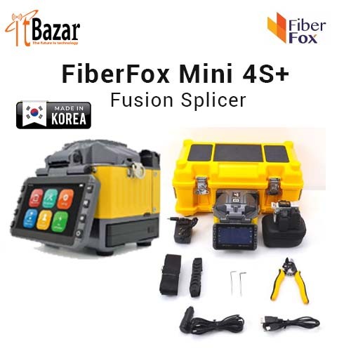 FiberFox Splicer Mini 4S+ Active Alignment Splicer