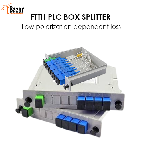 PLC PLITTER BOX 1X4 FTTH SPLITTER BOX SC/UPC
