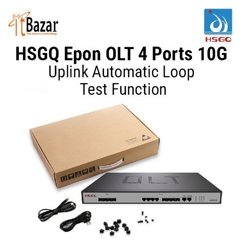 HSGQ EPON OLT 4PORT WITH 10G UPLINK Dual Power Supply
