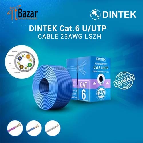 DINTEK UTP CABLE 23AWG LSZH SOLID POWER MAX500  UTP CABLE