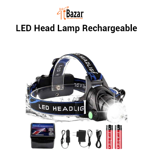 LED Head Lamp Rechargeable