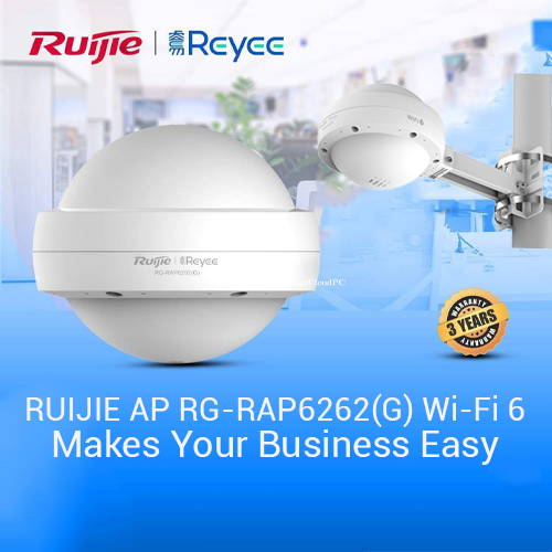 RUIJIE AP RG-RAP6262(G) Wi-Fi 6 AX1800 Outdoor WiFi6 Omni-directional Access Point