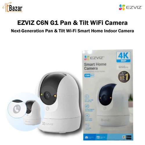 EZVIZ C6N G1 IP CAMERA Pan & Tilt Wi-Fi Smart Home Indoor Camera