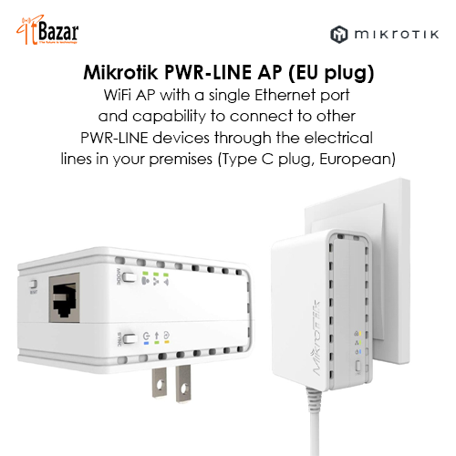 Mikrotik PWR-LINE AP (EU plug) PL7411-2nD