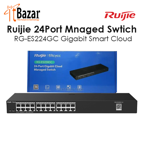 Ruijie 24Port Mnaged Swtich RG-ES224GC Gigabit Smart Cloud