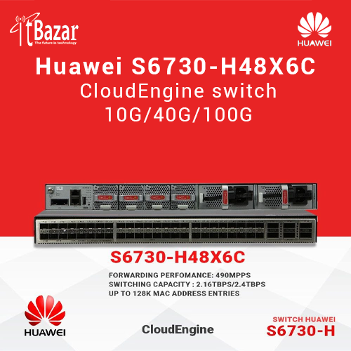 Huawei S6730-H48X6C 100G Switch 10G/40G/100G CloudEngine switch
