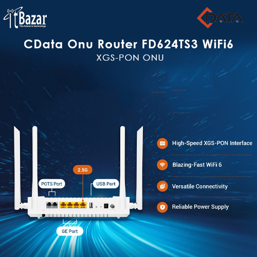 CData Onu Router FD624TS3 WiFi6 XGS-PON ONU