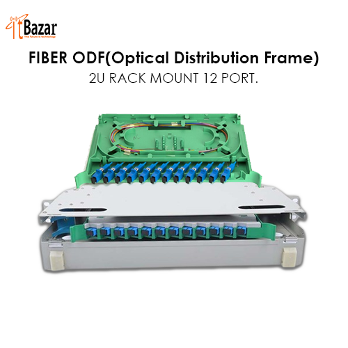 FIBER ODF( Optic Distribution Panel) 12PORT 2U RACK MOUNT