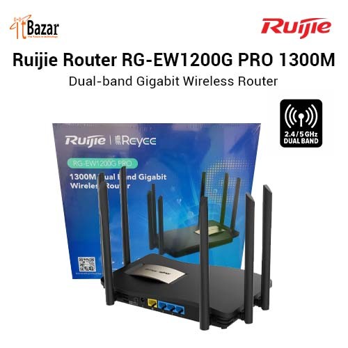 Ruijie Router RG-EW1200G PRO 1300M Dual-band Gigabit Wireless Router
