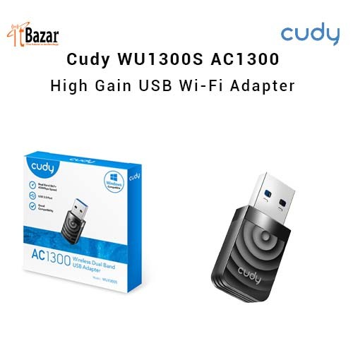 Cudy WU1300S AC1300 Dual Band USB WiFi Adapter