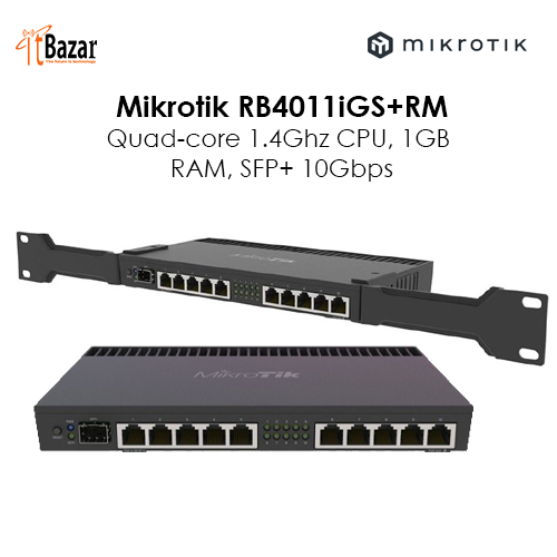 Mikrotik RB4011iGS+RM Router