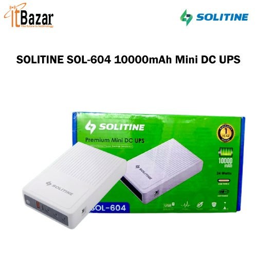 SOLITINE SOL-604 10000mAh Mini DC UPS