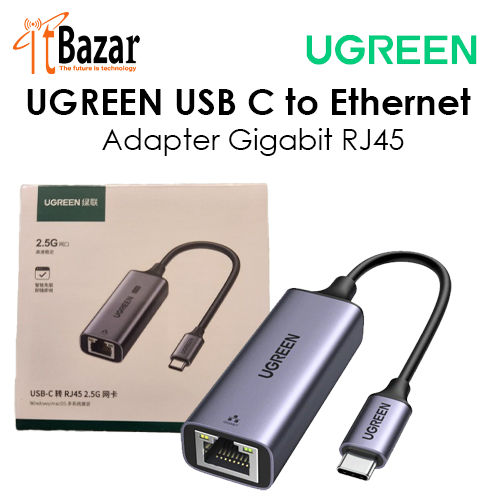 UGREEN USB Type C To Ethernet Adapter Gigabit RJ45