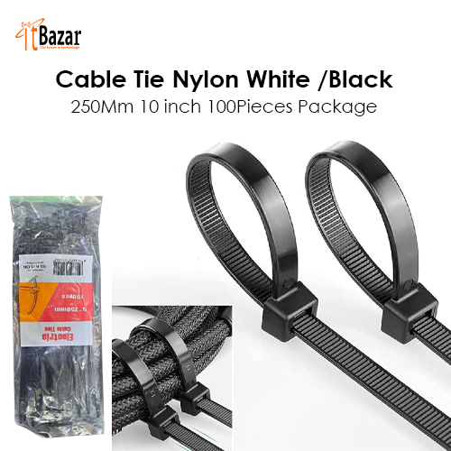Cable Tie Nylon  10 Inch 100Ps