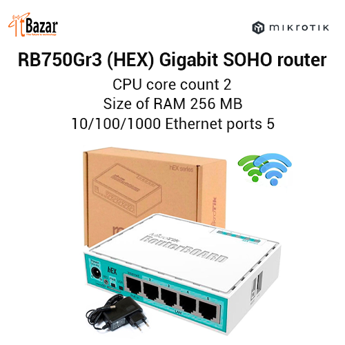 Mikrotik Hex RB750GR3 Router