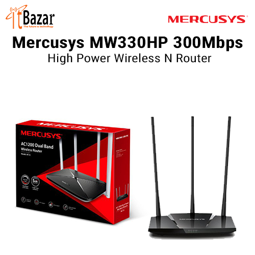 Mercusys MW330HP 300Mbps High Power Wireless N Router
