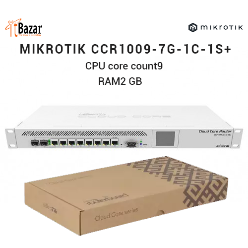 Mikrotik Router CCR1009-7G-1C-1S+